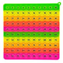 legendstar Counting Numbers 1-100-200 Math Games, Push Bubbles Fidget Toy To Learn Figures, Educational Mathematics Teaching Tools For Classroom Kids Back To School Gifts - Multicolor - View 2