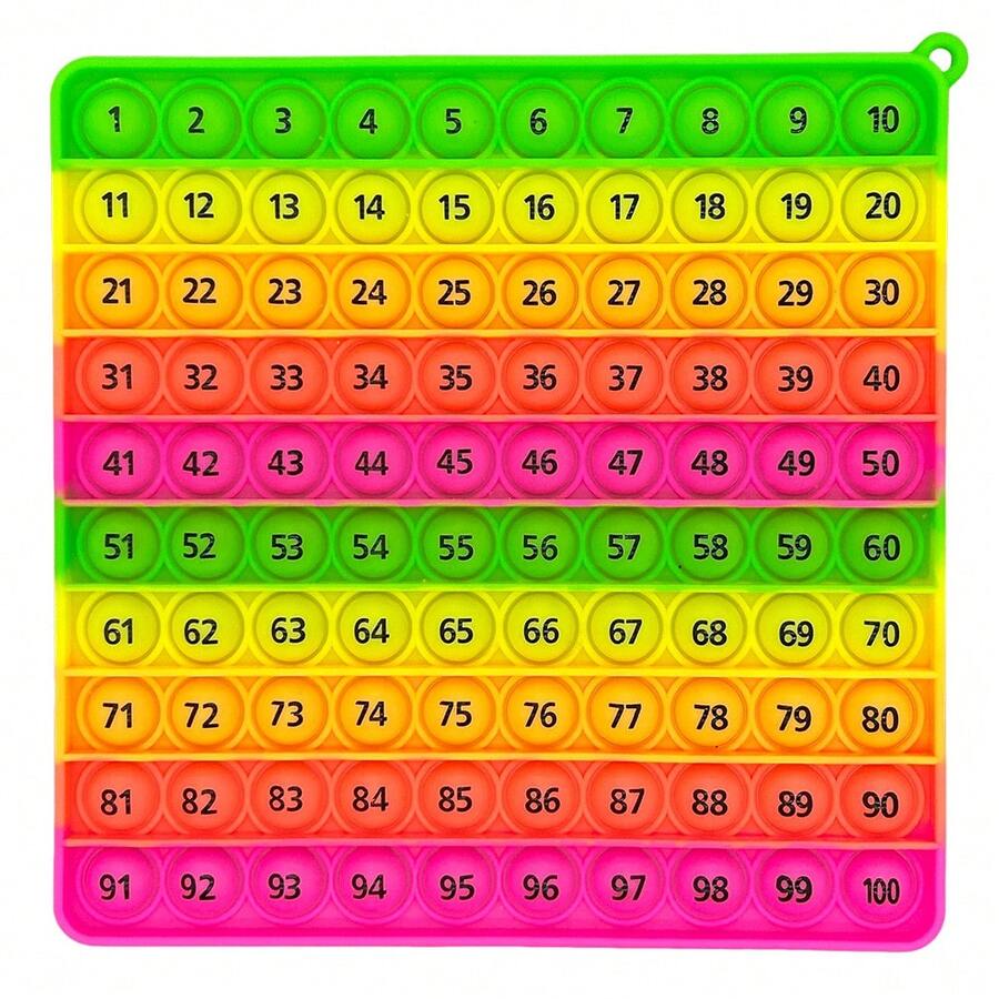 legendstar Counting Numbers 1-100-200 Math Games, Push Bubbles Fidget Toy To Learn Figures, Educational Mathematics Teaching Tools For Classroom Kids Back To School Gifts