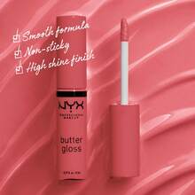 NYX 黄油唇彩冰糕 0.27 盎司/8 毫升 彩妆 唇彩 唇彩 鲜艳的粉色色调 轻盈配方 保湿光泽 俏皮有趣的妆效 女朋友 妻子 母亲 朋友 生日 毕业派对 旅行 露营 户外 学校 校园旅行 节日 周年纪念 秋季 秋季 万圣节 秋季造型 - 冰淇淋 - 查看 5