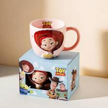 Disney 迪士尼3D陶瓷马克杯，470毫升/16盎司，可爱胡迪/巴斯光年/翠丝/外星人咖啡杯，可微波炉加热，理想的节日礼物，适合日常居家使用和粉丝收藏 - 彩色 - 查看 15