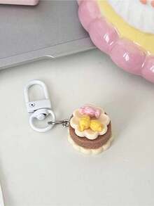 5pcs Cute Cream 3D Cake Keychain - Bag Decoration, Pendant, Charm. Perfect Gift For Couples, Friends, Graduation, Teachers. - Multicolor - View 9
