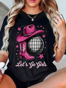 Women T-Shirts - Black - View 1