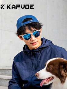 1件 KAPVOE 男士運動眼鏡 時尚跑步眼鏡 戶外休閒騎行眼鏡 休閒眼鏡 登山眼鏡 MTB眼鏡 - 彩色 - 查看 5