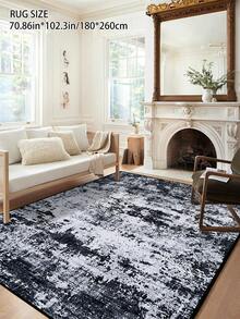 1pc Geometric Modern Living Room Area Rug, Washable Patchwork Indoor Printed Polyester Fiber Rectangular Easy Care Water-Washable Home Rug, Suitable For Living Room, Hallway, Bedside, Sitting Room, Bedroom, Office, Kitchen, Farmhouse Home Decor - Multicolor - View 19