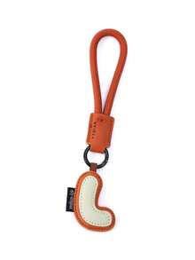 1pc PU Leather 3D Letter A-Z Keychain Pendant, Women's Fashion Bag Backpack Charm With Round Ring Buckle - Suitable For Valentine's Day Gift Or Decoration - Multicolor - View 20