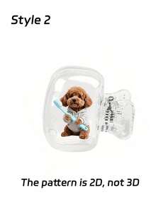Puppy Hoodie 便攜式牙刷頭蓋收納盒與牙刷保護套，居家、商務旅行、日常使用與戶外旅行必備浴室配件，情侶牙刷組，聖誕節、復活節、情人節、教師節禮物，家庭禮物 - 彩色 - 查看 15