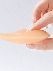 1/2 par silikonbröstkuddar för kvinnor – osynliga självhäftande push-up-kuddar, återanvändbara, högkvalitativ svettresistent design, förstärker kurvor för små bröst, lämpliga för badkläder och bikini - Multifärgad - Visa 6