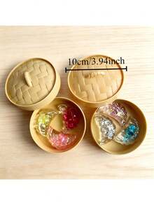 Soft & Squishy Dumpling And Bun Squeeze Toys, Cute Food-Inspired Stress Relief Toys With Glitter Gel And Foam Beads, Soft Slow Rebound Sensory Toys For Stress Relief, Sensory Play, Desk Fidget, Party Favors, Classroom Rewards, Gift Bags And Prizes - Multicolor - View 2
