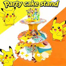 pokemon 1款寶可夢主題派對裝飾 - 房間佈置、派對背景布 - 多功能家居裝飾，適用於派對、工作室、居家及戶外花園慶典 - 彩色 - 查看 1