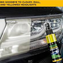 JB-XPCS Car Headlight Repair Spray - Removes Yellow Oxidation, Scratches, Fog, Instantly Brightens Front And Rear Headlights - Suitable For Car Front And Rear Lights, Prevents Yellowing And Oxidation - Effective Repair Solution - Multicolor - View 5