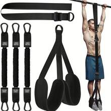 1pc Universal Heavy Duty Pull-Up Resistance Band, Adjustable Weight, Fitness Knee Support Strength Training, Can Be Used As Wall-Mounted Pull-Up Assist Band - Suspension Training Belt - View 4
