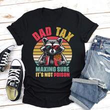 Mid Dle Fin Ger Baddie T-Shirt, Retro Loose-Fit T-Shirt - Back 2 - View 1