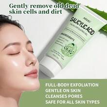 Salicylic Acid Cleansing Gel, MULTI ACTION CREAM With Salicylic Acid Essence, Collagen, Hyaluronic Acid, Alcohol-Free Formula, Deep Cleansing, Smoothing And Brightening, Daily Facial Exfoliation, Light Beige Care, Daily Skincare, Suitable For All Skin Types. Portable Design For Travel. 60g/2.12oz - 60g - View 5