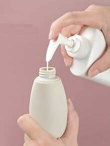 1 Peça Conjunto de Garrafas Dispensadoras de Viagem, Recipiente de Garrafa de Viagem 60ML, Pequena Garrafa Plástica Vazia Mini para Apertar, Adequada para Artigos de Toalete de Viagem, Shampoo e Condicionador, 60ML Decoração de Banheiro Doméstico - Multicolorido - Visão 6