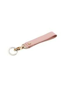 1Pc PU Leather Minimalist Keychain,Durable Long Key Ring,Portable Anti-Loss Car Key Holder,Suitable For Bags,Wallet,Key Accessories,A Perfect Gift - Multicolor - View 16