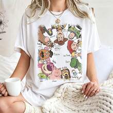 Camiseta Retro Disney Toy Story con Firma, Camiseta Tienes un Amigo en Mí, Camiseta Disneyland Toy Story, Camiseta Walt Disney World Disney - Blanco - Ver 1