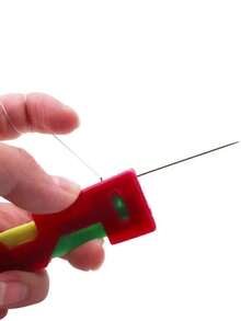 Random Color Threader Elderly Guide Needle Easy Device Convenient Automatic Sewing Needle Threader Thread Guide Tool - Random Color - View 4