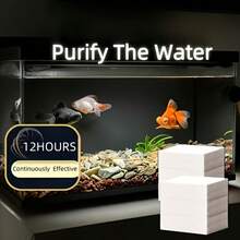 80片/盒 水族吸附紙，去除黃水與綠水污漬，清除魚類排泄物，水質淨化紙 - C-白色 - 查看 9