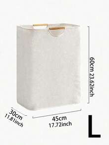 1PC Large/Small Linen Foldable Handheld Fabric Laundry Basket, Portable Laundry Hamper With Handle, Laundry Storage Bin For Bedroom, Bathroom, Living Room, T-Shirts, Shirts And Miscellaneous Items, Multi-Functional Laundry Sorting Basket - Apricot - View 8