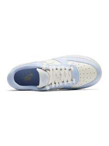 Nike Women's W AIR FORCE 1 '07 Summer New Light Blue Colorblock Casual Skate Shoes IV3222-400 - IV3222-400 - View 9