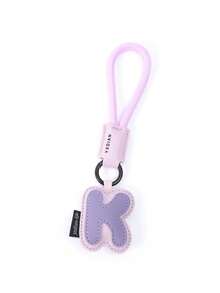 1pc PU Leather 3D Letter A-Z Keychain Pendant, Women's Fashion Bag Backpack Charm With Round Ring Buckle - Suitable For Valentine's Day Gift Or Decoration - Multicolor - View 24