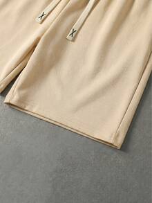 Herren Sommer Casual Loose Anzug, erfrischende Sommerstimmung, GUAVAS Guave Muster Kurzarm T-Shirt & Shorts mit Gummibund, geeignet für Zuhause, Outdoor, Stadt, jugendlich, minimalistisch, retro, vielseitig, Qualität, personalisiert, sportlich - Verschiedenfarbig - Übersicht 7