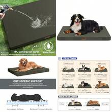 Pet Bed & Crate Mat - XXL 47x29x3.5 - View 1