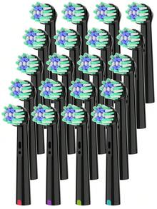 4/12/20 Pcs Compatible With OralB Electric Toothbrush Replacement Cross Clean Brush Heads, Toothbrush Head Refills Compatible With Oralb Pro Series Electric Toothbrushes - View 15