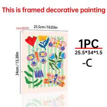 1/3PCS Canvas Wall Art Posters For Room Home Decor Optional Frame Room Decor Room Decoration Stuff Bedroom Decor Baby RoomDecorationGirlyBedroom Decor - Multicolor - View 25