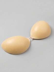 2pcs/Set Silicone Seamless Invisible Nipple Covers - See-Through + Nude, Reusable, Suitable For Sheer Tops - Multicolor - View 16