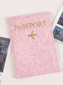 1pc Multifunctional Leopard Print Travel Passport Holder, Passport Cover, Credit Card Wallet, ID And Document Organizer Passport Case For Travel Lightweight Waterproof Airplane Portable Vacation Travel Accessor - Multicolor - View 6