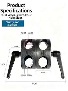 Universal Ball Head Handle Bracket, New Rotatable Head Clamp Adapter, Suitable For Light Stand Extension Arm, Reflector Bracket And Other Photography Equipment, Suitable For Summer Vacation, Travel, Studio And Outdoor Fill Light, Live Streaming, Photography, Travel Vlog, Video Recording, Influencer Content Creation. - View 4