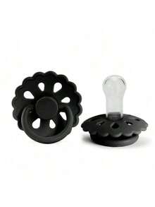 Chupete de Silicona Portátil para Bebé, Sin BPA, Diseño Luminoso conúltiples Patrones, Suave y Duradero, Paquete de 1 - Blanco - Ver 9