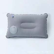 1pc Inflatable Square Pillow, Travel Neck Pillow, Portable U-Shaped Pillow Suitable For Airplane, Lightweight Foldable Nap Pillow Suitable For Travel And Office - Multicolor - View 10