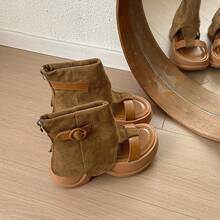 Women Platforms & Wedge Sandals - Orange - View 10