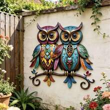 1pc Trang trí tường cú acrylic phong cách Bohemian - Phù hợp trang trí nhà, trang trí phòng, trang trí tường, trang trí sân vườn, trang trí phòng ngủ, trang trí hàng rào ngoài trời - Lựa chọn lý tưởng cho quà tặng lễ hội, quà tặng hoàn hảo cho gia đình và bạn bè - con cú - Xem 2