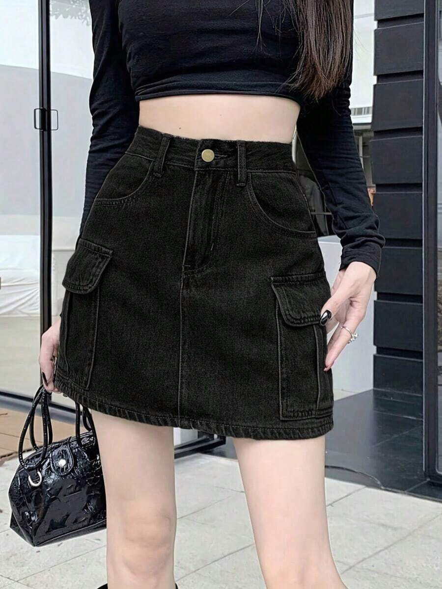 Women Skirts - Black - View 1