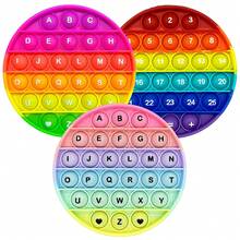 legendstar Juguetes Fidget Educativos para Aprender a Contar Letras y Números, Juegos de Enseñanza de Fonética del Alfabeto ABC, Juegos de Mesa para Practicar Habilidades de Suma y Resta Matemáticas, Regalos de Papelería para Niños de Preescolar de 3+ Años - Multicolor - Ver 2