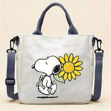 SNOOPY 20L Lightweight Foldable Floral Pattern Backpack, Outdoor Camping Travel - Ultra-Thin Multifunctional, Suitable For Hiking, Work, Shopping, Adjustable Shoulder Straps, Daily Use, Beach Bag, Back To School - View 4