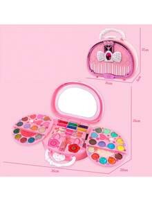 1pc Plastic Dress-Up Toy, Non-Smudge Children's Pretend Play Costume Set, Girls Dress-Up, Princess Handbag, Pretend Play Costume Set, Children's Birthday Gift, Not Real Cosmetics - Multicolor - View 8