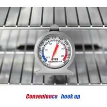 2pcs Accurate Stainless Steel Oven Thermometers, Suitable For Electric/Gas Ovens, Non-Contact, Instant Reading, Equipped With 2-Inch Large Dial (50-300°C/100-600°F) - Ensure Perfect Cooking Every Time - Oven Version - View 9