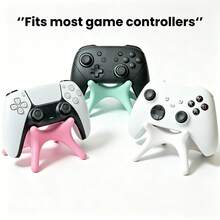 Soporte para control de juego impreso en 3D, soporte antideslizante para control de juego, organizador de escritorio de diseño moderno / Compatible con la mayoría de los controles de juego, accesorio de decoración para sala de juegos, regalo ideal para jugadores - Soporte para mando de videojuegos - Ver 2