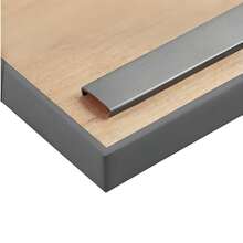 1pc 5m/196.85in Self-Adhesive Flexible Furniture Edge Protector, Easy To Install, Suitable For Kitchen And Dining Room Decoration, U-Shaped Edge Strip 1pc|Flexible Edge Protector, Self-Adhesive Veneer Edge Trim|For Countertop, Cabinet, Table Repair - A - View 12
