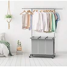 Simple Houseware - Clasificador de ropa con barra extensible para colgar ropa - pago - Ver 8