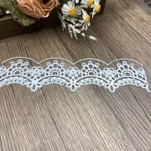 Floral Lace Metal Cutting Dies, Card Making, Paper Embossing Die Cutting Template Set, Photo Frame Scrapbook DIY Template Set - Silver-white - View 8