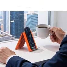 Flexible Foldable Multi-Angle Stand, 3-In-1 Universal Portable Holder For Phone, Tablet & Laptop, Adjustable Desk Bracket For Office, Home & Travel - Multicolor - View 5