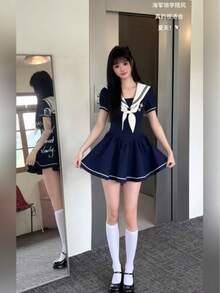 Women Midi Dresses - 藍色 - 查看 2