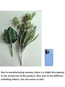2pcs/Set = Spider Orchid + Monstera, Nordic Style Artificial Hanging Greenery Monstera Combination, UV Resistant Greenery Suitable For Outdoor Garden, Home Decor, Art Decor, Year-Round Artificial Greenery, Palm Festival And Other Seasonal Holidays, Multi-Functional Decor, Pot Not Included - Green - View 3