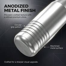1pc Car Modification Infinite MUGEN Gear Shift Knob, Metal Anti-Slip Manual/Automatic Universal Gear Lever Head - A - View 3