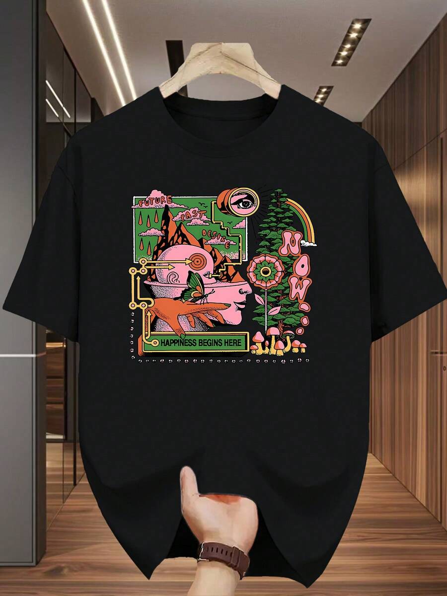 Women T-Shirts - 黑色 - 查看 1
